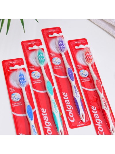 Зубная щётка Colgate «Классика здоровья», мягкая
