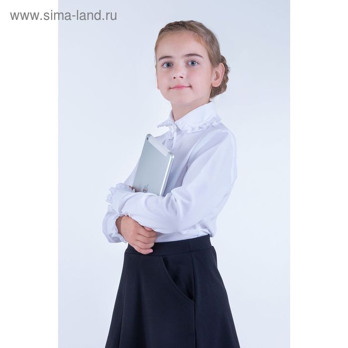 Блузка школьная для девочки "Амелия", рост 122-128 см (32) - Фото 1