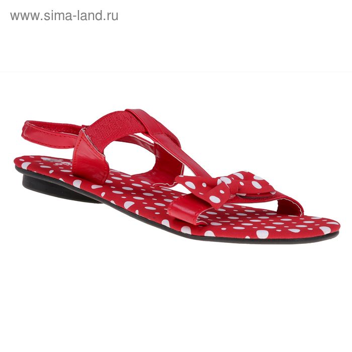 Туфли летние открытые женские Forio арт. 355-3515 (красный) (р.36) - Фото 1