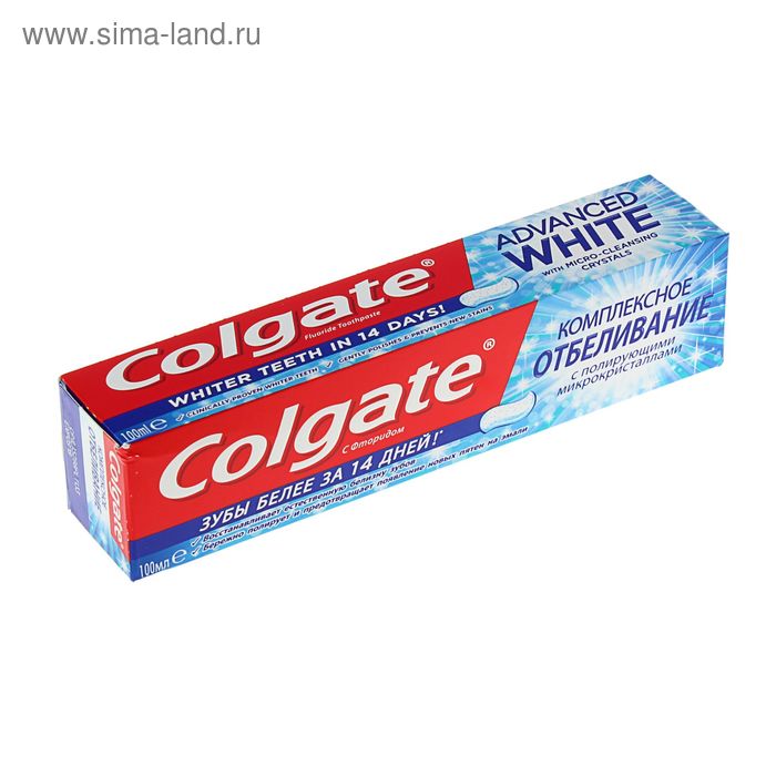 Зубная паста Colgate «Комплексное отбеливание», 100 мл - Фото 1