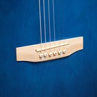 Акустическая гитара "Амистар н-513"  6 струнная,   менз.650мм, художественная отделка, синяя - Фото 5