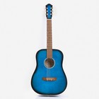 Акустическая гитара "Амистар н-513"  6 струнная,   менз.650мм, художественная отделка, синяя - Фото 12