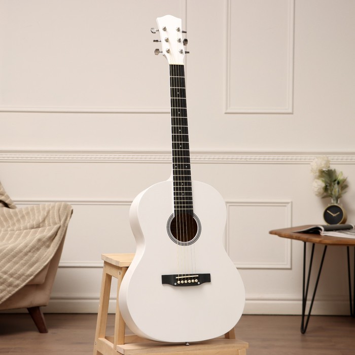 Акустическая гитара 6 струнная н-34,  менз.650мм ,художественное исполнение - Фото 1