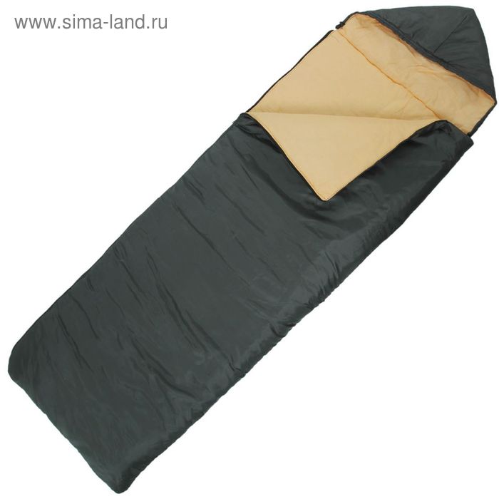 Спальный мешок «Комфорт» 4-слойный, с капюшоном, цвет микс - Фото 1
