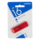 Флешка Smartbuy Dock, 16 Гб, USB2.0, чт до 25 Мб/с, зап до 15 Мб/с, красная - Фото 3