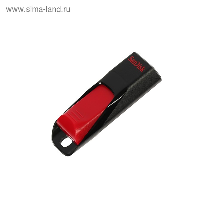 Флешка SanDisk Cruzer Edge, 16 Гб, USB2.0, чт до 25 Мб/с, зап до 15 Мб/с,  чёрно-красная - Фото 1