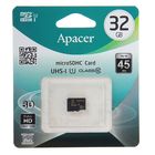 Карта памяти Apacer microSD, 32 Гб, SDHC, класс 10 - Фото 2