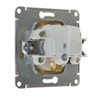 Розетка SE Glossa, 16 А, 250 В, встраиваемая, с з/к, IP20, бежевая, GSL000243 - Фото 3