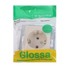 Розетка SE Glossa, 16 А, 250 В, встраиваемая, с з/к, IP20, бежевая, GSL000243 - Фото 4