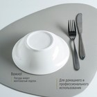 Тарелка фарфоровая глубокая Доляна White Label, 500 мл, d=17,5 см, цвет белый - Фото 4