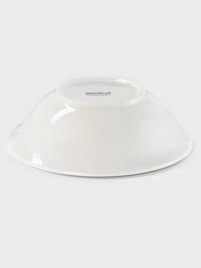 Тарелка глубокая Доляна White Label, 500 мл, d=17.5 см, фарфор, белая