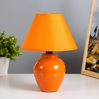 Лампа настольная RISALUX «Ваза», с абажуром, E14, 220 В, 17×17×25 см - Фото 3
