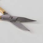 Ножницы маникюрные, загнутые, широкие, 9 см, цвет серебристый/золотистый, NSEC-603-HG-CVD - Фото 2