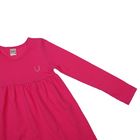 Платье для девочки с длинным рукавом, рост 110-116 см, цвет розовый (арт. AZ-748) - Фото 5