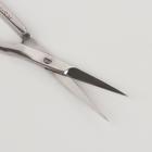 Ножницы маникюрные, прямые, узкие, 9,5 см, цвет серебристый, NS-797-S(ST) - Фото 2