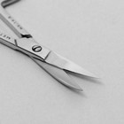 Ножницы маникюрные, загнутые, широкие, 9,5 см, цвет серебристый, NS-1/4-S(CVD) - Фото 2