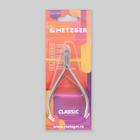 Кусачки маникюрные для кутикулы, двойная пружина, 10 см, длина лезвия - 6 мм, цвет матовый серебристый, PN-2/6-D-BJ - Фото 3