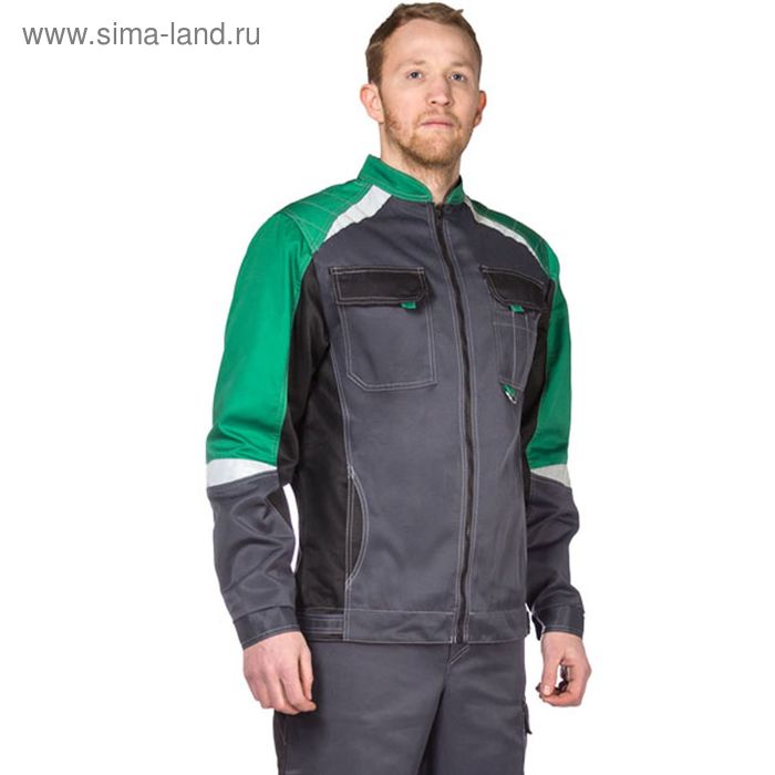 Куртка «Трио», размер 48-50, рост 182-188 см, цвет зелёный - Фото 1
