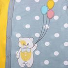 Комбинезон детский "Мишка с шариками", рост 80 см, цвет голубой (арт. AZ-535) - Фото 5