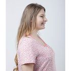 Сорочка женская ночная Р308142 розовый, рост 170-176 см, р-р 50 - Фото 4
