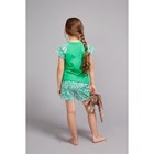 Пижама для девочки «Принцесса», рост 122-128 см (32), цвет изумруд - Фото 2