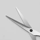 Ножницы парикмахерские, с упором, лезвие — 5,5 см, цвет чёрный, Н-045-01 - фото 9187069