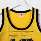 Комплект для девочки (топ+шорты), рост 152 см (40), цвет жёлтый/чёрный - Фото 3