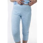 Пижама женская (футболка, брюки укор), цвет голубой, рост 158-164 см, размер 52 - Фото 5