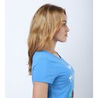 Комплект женский (футболка, капри) Р207216 голубой, рост 158-164 см, р-р 46 - Фото 5