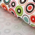 Бумага упаковочная крафт "Цветные круги", 50 х 70 см - Фото 1