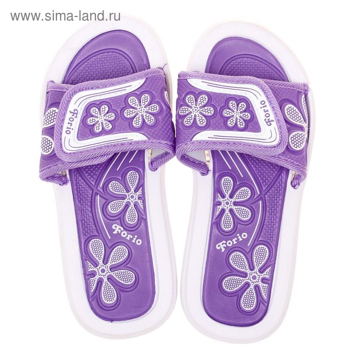 Слайдеры детские, цвет фиолетовый, размер 34 - Фото 1