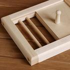 Вентиляционная крышка из липы, 20х25см, с задвижкой, "Добропаровъ" - Фото 3