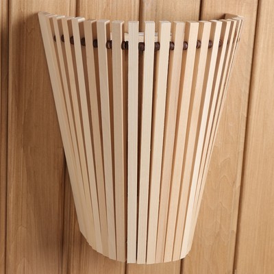 Абажур для бани и сауны «Свет», липа, 40×30×11 см, настенный, «Добропаровъ»