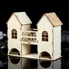 Чайный домик «Двойной», дерево, заготовка для творчества - Фото 1