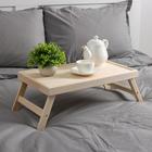 Столик для завтрака складной, 50×30см, светлый - Фото 1