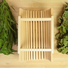 Абажур для бани и сауны, липа, 31.5×20.5×16.7 см, настенный, «Добропаровъ»  (артикул 1311780)  большой выбор товаров оптом и в розницу по низким ценам с доставкой