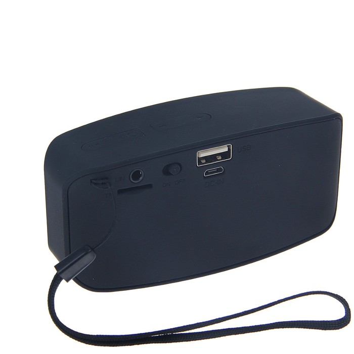 Портативная колонка LuazON Hi-Tech19, Bluetooth, 3 Вт, microSD, матовый, чёрная - фото 51754737 Портативная колонка LuazON Hi-Tech19, Bluetooth, 3 Вт, microSD, матовый, чёрная - фото 51754737