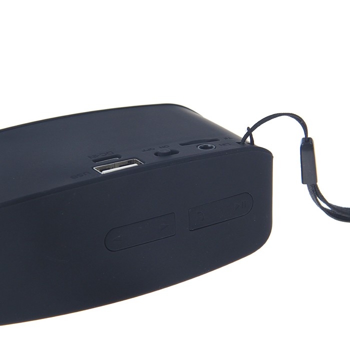 Портативная колонка LuazON Hi-Tech19, Bluetooth, 3 Вт, microSD, матовый, чёрная - фото 51754738 Портативная колонка LuazON Hi-Tech19, Bluetooth, 3 Вт, microSD, матовый, чёрная - фото 51754738