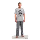 Комплект мужской (футболка, брюки), размер 46, цвет серый (арт. 945а) - Фото 1