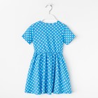 Платье для девочки «Каникулы» цвет бирюзовый, рост 98 см - Фото 3