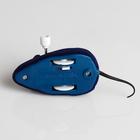 Мышь заводная, 7 см, тёмно-синяя - Фото 4