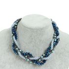 Бусы «Торжество», цвет сине-голубой, 50см - Фото 1