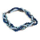 Бусы «Торжество», цвет сине-голубой, 50см - Фото 2