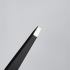 Пинцет прямой, широкий, 9.5 см, чёрный - Фото 4