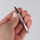 Пинцет скошенный, узкий, 9 см, в футляре, МИКС - Фото 6