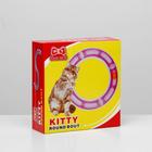 Игрушка для кошек 2 в 1 "Круг и волна" с шариком (картонная коробка), микс цветов - Фото 5