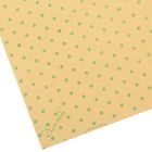 Бумага упаковочная крафтовая «Для тебя», зеленый горох, 50 × 70 см - Фото 3