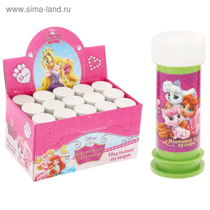 Мыльные пузыри "Королевские питомцы", Принцессы, 45 мл МИКС