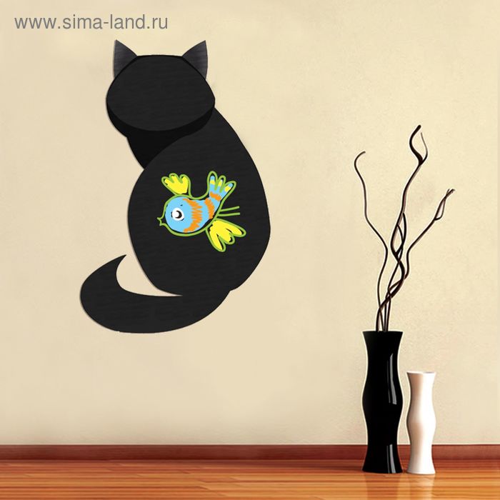 Меловая доска «Кошка», 30 × 40 см - Фото 1