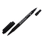 Маркер перманентный Calligrata, чёрный, двухсторонний, узел 2.0 мм/0.7 мм - Фото 2